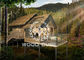 سازه های فلزی خانه چوبی prefab ، خانه درختی پیش ساخته زیبا برای هتل