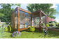 طراحی مدرن prefab Tiny House Light Steel Lobby Recort Resort
